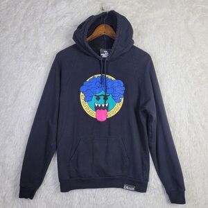 Pink Dolphin Unisex M Medusa Graphic Print Combed Cotton Hoodie Streetwear Urban